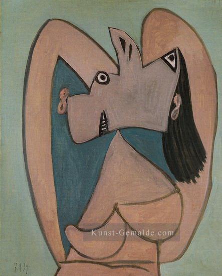 Büste der Frau les bras croises derriere la Tete 1939 Kubismus Pablo Picasso Ölgemälde
